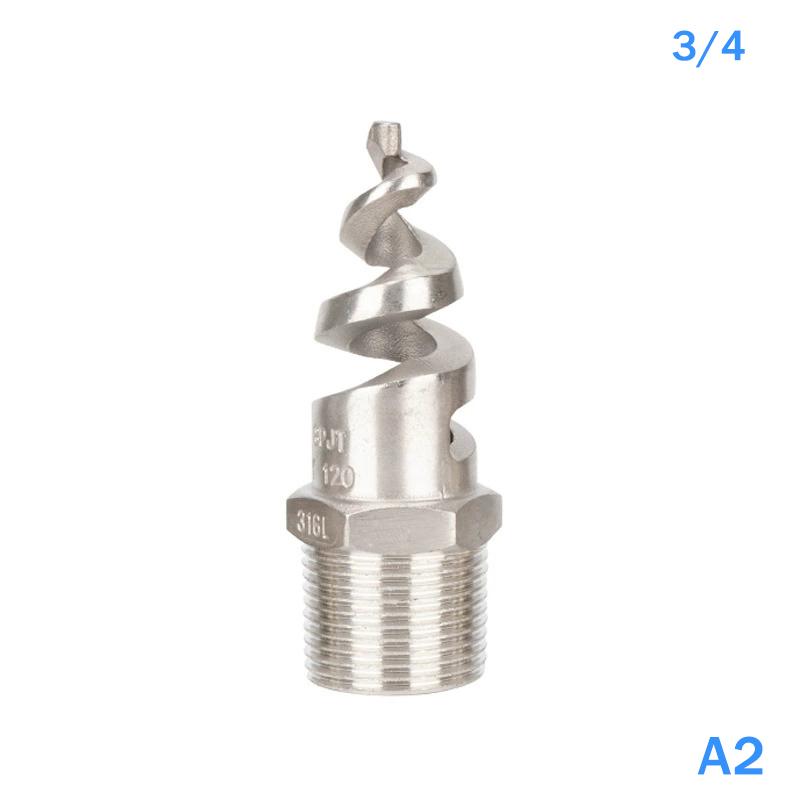 1/2" 3/4" 1" Male Thread Spiral Cone Spray Nozzle Cooling Tower Dust Removal Sprinkler Garden Lawn Irrigation Sprayer