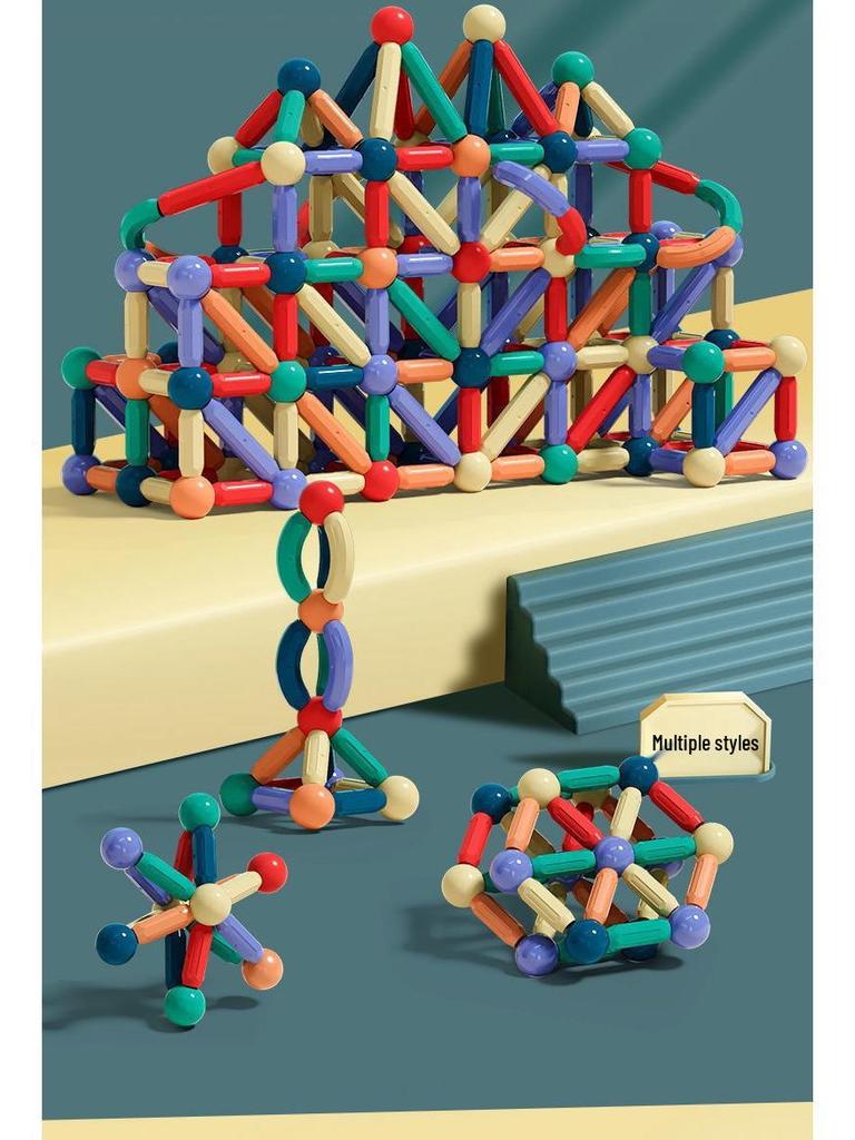 Magnetic Building Blocks: Toddler Educational Toys for Boys & Girls, Ages 3-6