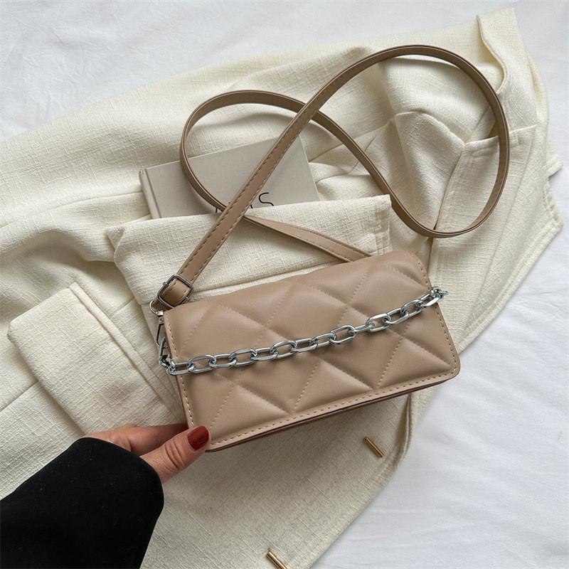 Chic Trendy Small Square Crossbody Bag 2023 Summer Fashion Pu Shoulder Bag For Women