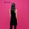 MO&Co. Embroidered Velvet Cami Dress