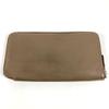 HERMES Azap Long Silk-In Wallet Zip Around Long Wallet Epsom Etoupe gray