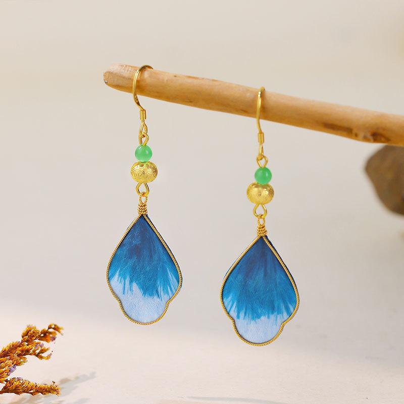 925 Sterling Silver Filigree Flower Stud Earrings: Chinese Heritage Style for Qipao & Hanfu