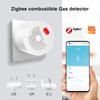 WIFI/zigbee Natural Gas Sensor Combustible Household Smart LPG Gas Alarm Detector Leakage Sensor Fire Safety Work with Tuya App