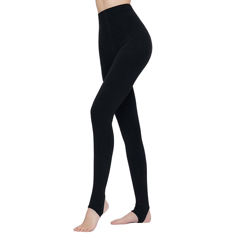 Cotton Bamboo Women's Light Warm Tummy Control Leggings & Tights