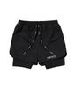 Negeotibeuseupeulliskeulleob Performance Solid 2-In-1 Pants (Black)