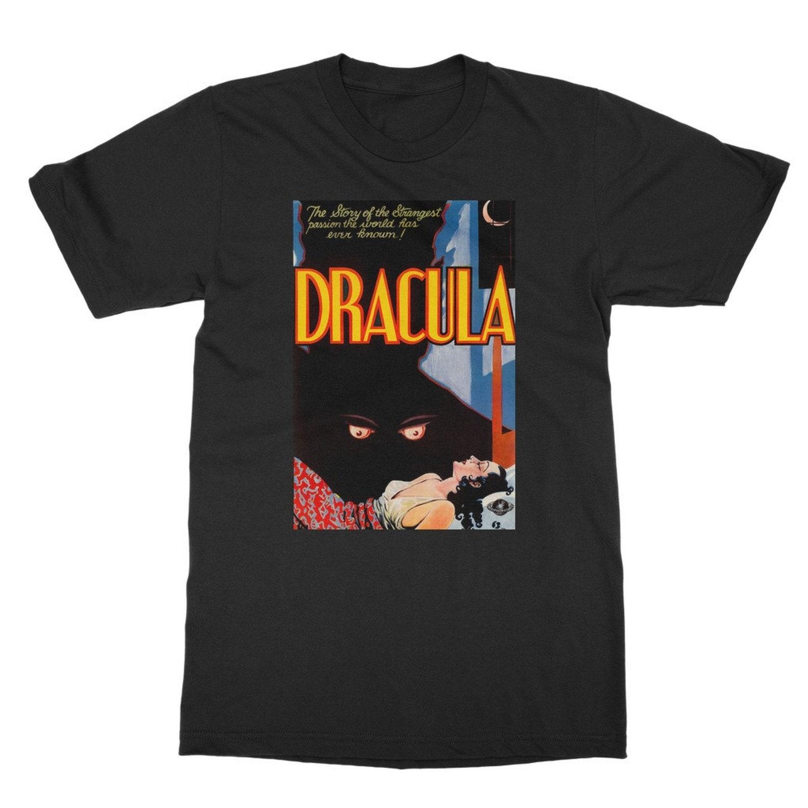 Dracula Movie Poster T-Shirt – Classic Horror Film Tee L