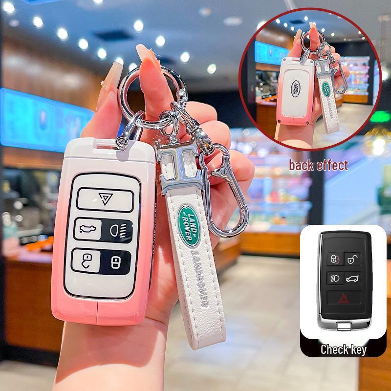 Key Covers for Land Rover Range Rover Evoque, Discovery 4/5, Velar, Range Rover Sport, and Freelander 2