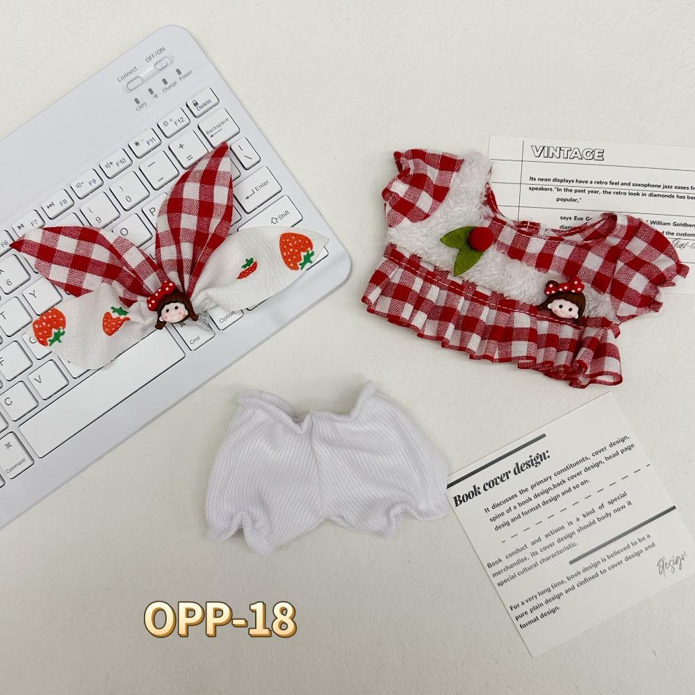 Dress 20cm Cotton Doll's Clothes Toy Accessories Cotton Doll Lolita Outfit Dress  Children Gift