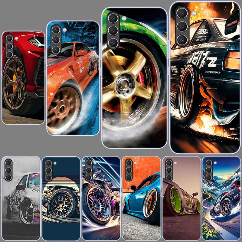 Drifting Modification of Car Tires Hobby Phone Case for Samsung A54 A14 A24 A34 A17 A37 A57 A55 A35 A25 A15 A13 A23 A33 A53 A07