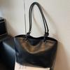 New large-capacity women's bag 2025 new trendy fashion simple shoulder bag foreign casual versatile tote bag