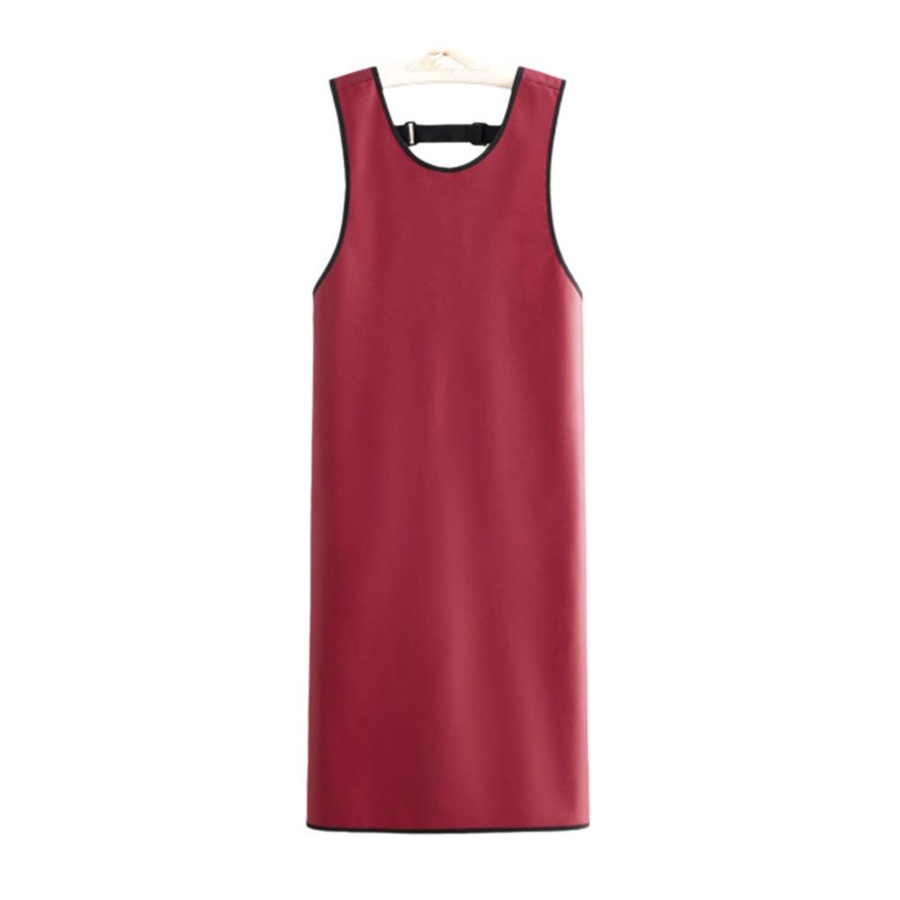 Waterproof Kitchen Cooking Apron Oil-proof Women's Pinafore Sleeveless Work Apron Cooking