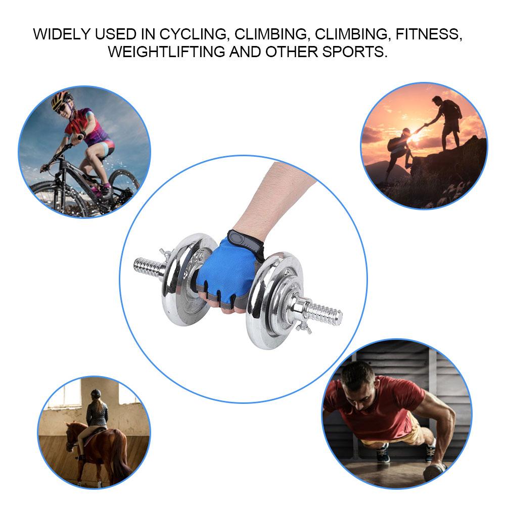Outdoor Exercise Sports AntiSlip Half Finger Gloves for Outdoor Riding Cycling Climbing
