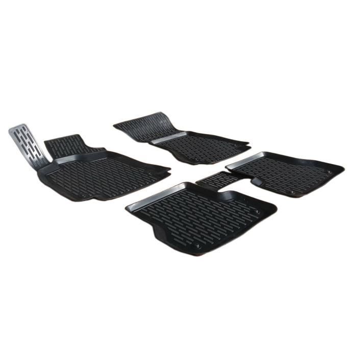 Tapis de sol - SCOUTT - Dacia Sandero 2012-2020 - Caoutchouc Premium - Sur mesure - Résistant à l'eau