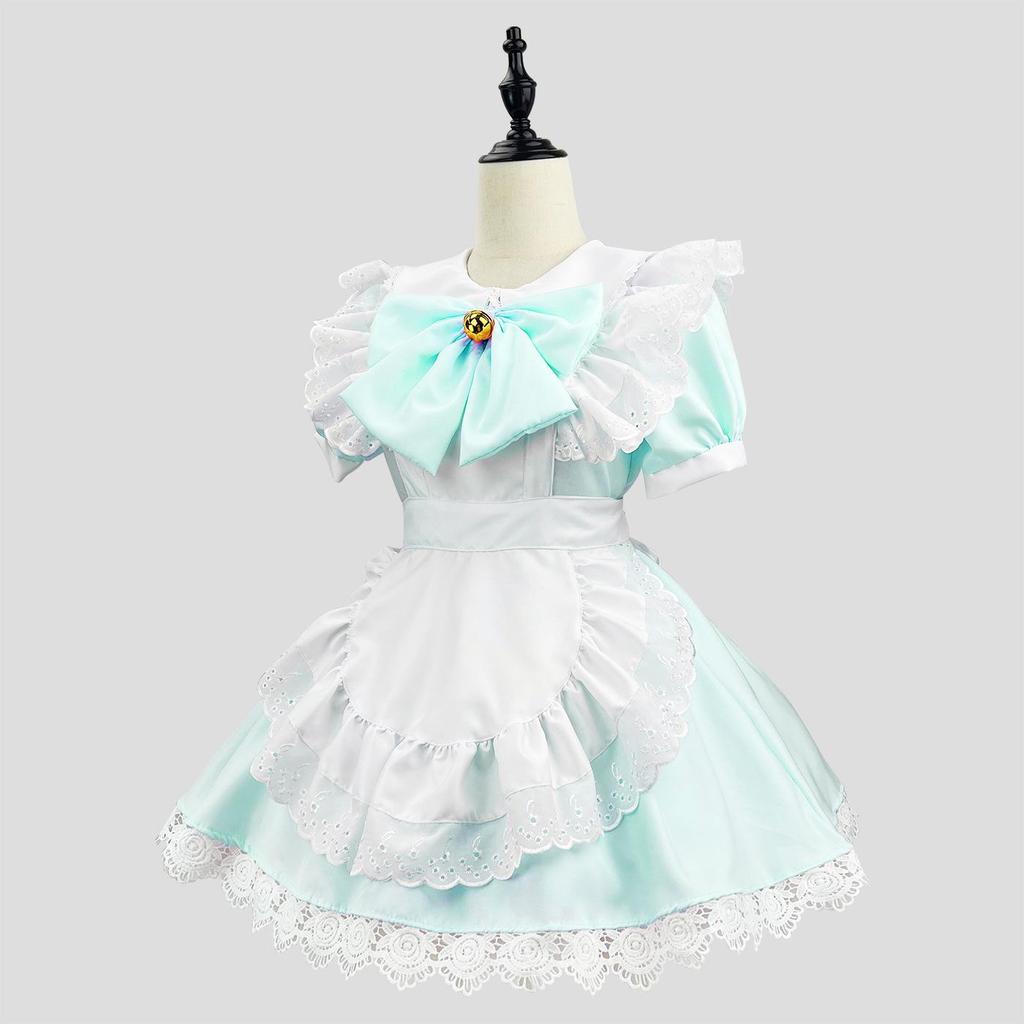 Japanese Lolita Bunny Maid Cosplay Dress - Black & White