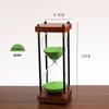 Retro Glass Hourglass Timer - 30 or 60 Minutes Desktop Ornament, Perfect for Graduation Gifts