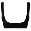 Off White Womens/Ladies Scoop Neck Snug Fit Sports Bra