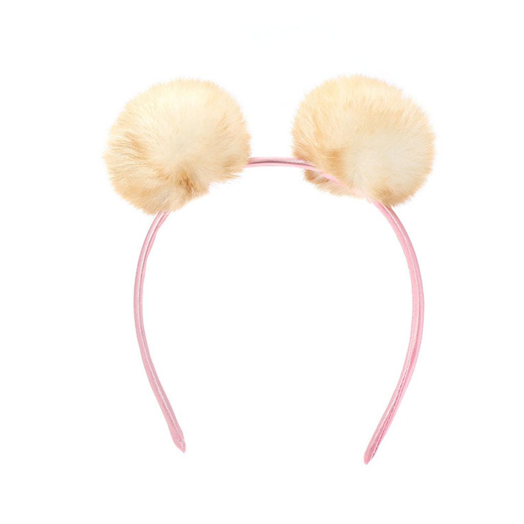 Furry Balls Plush Hairhoop Lovely Hairballs Hairband Children Adult Party Props Headdress Family Gathering Accessories