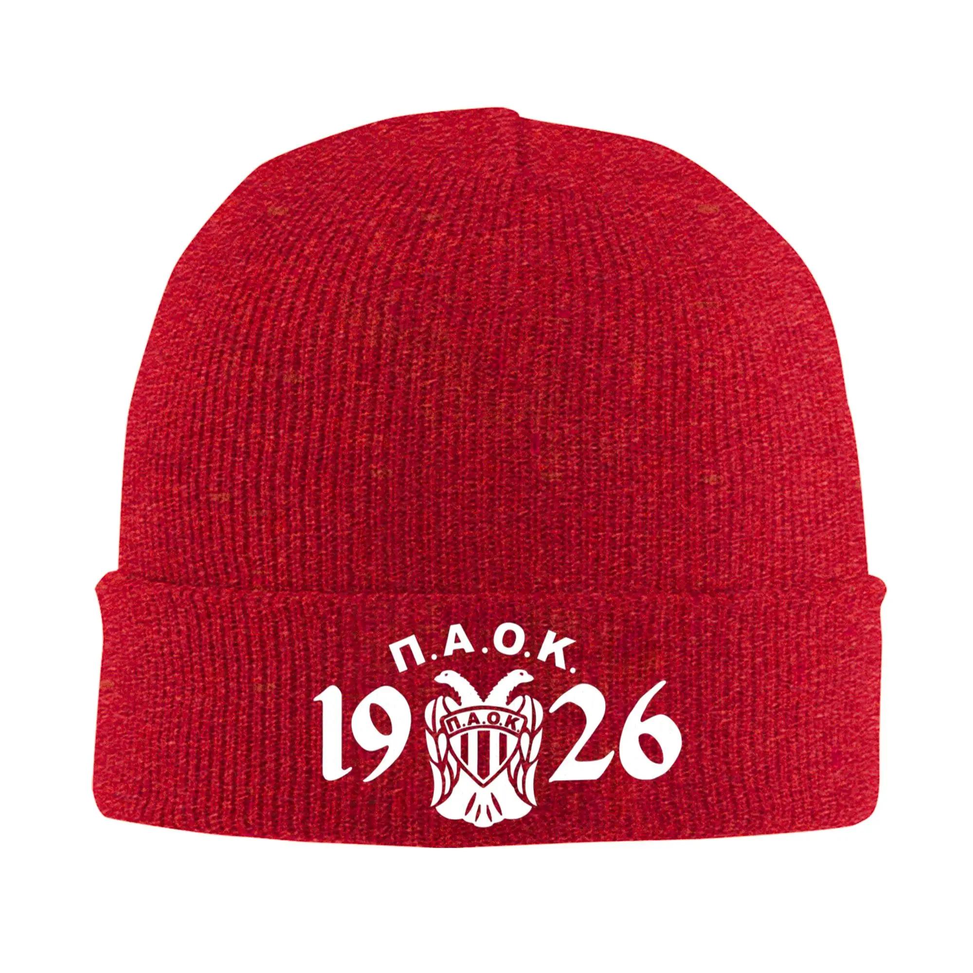 Paok Thessaloniki Ultras Hooligans Winter Skullies Beanies Hat Warm Autumn Knitted Hats Bonnet Caps for Women Unisex One Size