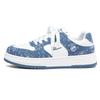 Atmungsaktive Sommer Retro Vielseitige Sport Freizeit Schuhe Herren Sneaker Weiß Blau WXP(WZ)-236102-1B
