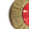 Wire Brush Wheel for Metal Cleaning 100mm Bench Grinder Compatible