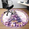 1pc Christmas Tree Carpet for Office Non-Slip, Round Carpet, Soft & Comfortable, Carpet for Office, Lightweight Round Floor Mat