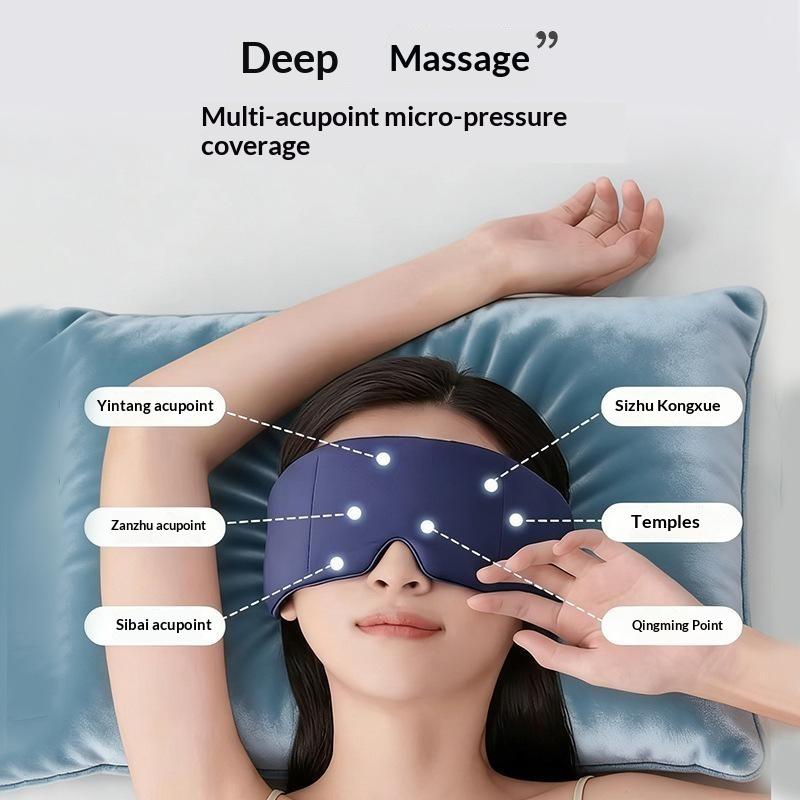 Ultra Soft Gravity Weighted Eye Mask Breathable Lightweight for Migraine Relief Insomnia Sleep 1PC