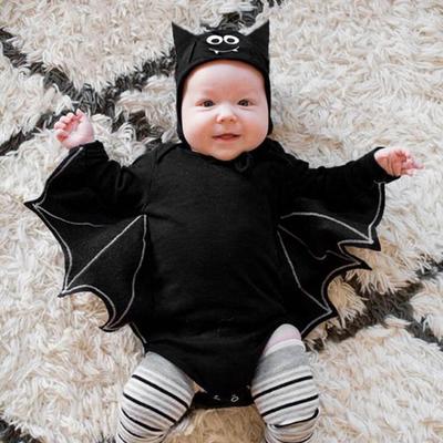 Toddler Newborn Baby Boys Girls Halloween Cosplay Costume Romper Hat Outfits Set