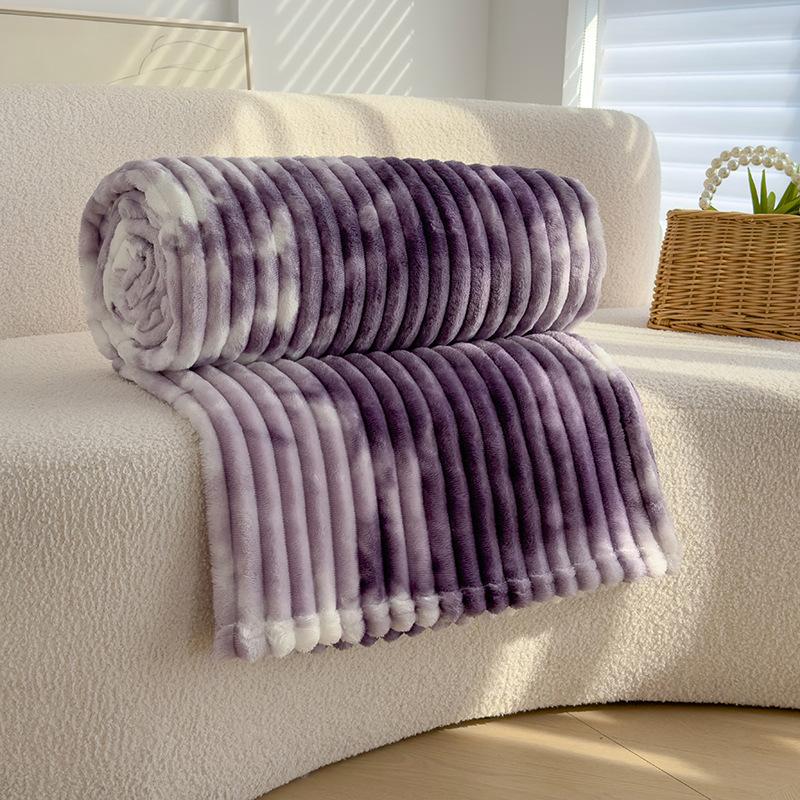 

Утолщенные одеяла, Одеяла для сна из кораллового флиса, Фланелевые покрывала для дивана, Маленькие офисные одеяла 70*100cm фиолетовый