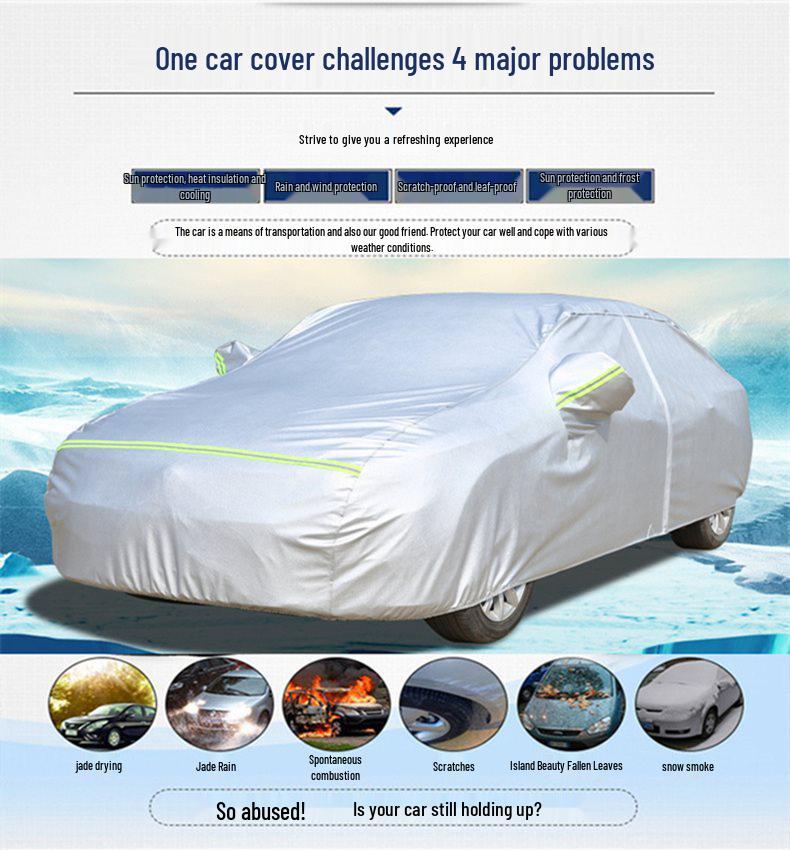 Plachta na auto do každého počasí Hyundai IX35: Ochrana proti slunci, Prachotěsný, Voděodolný, Tepelná izolace