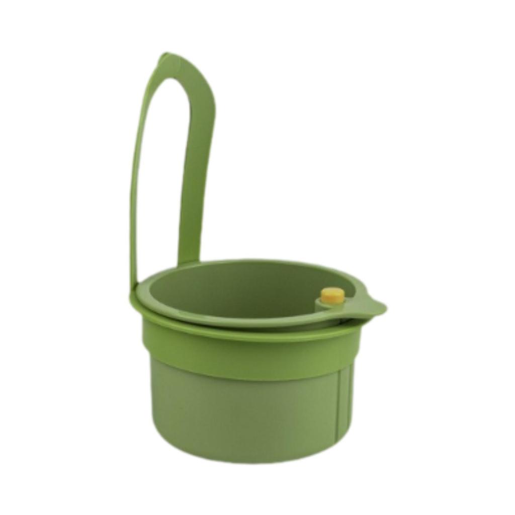 Kitchen Sink Drainer Basket Self Cleaning Food Grinder Strainer for Small Space Sink Organization