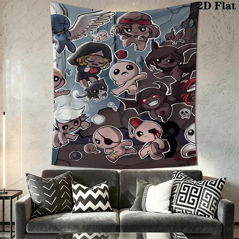 The Binding of Isaac Pattern Home Decor Tapestry, Wall Hanging, Decorative RV Wall Cloth.XGT0914028