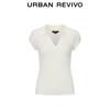 UR Women's Minimalist Slim-Fit Short-Sleeve Knit Top