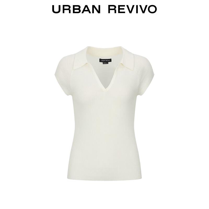 UR Women's Minimalist Slim-Fit Short-Sleeve Knit Top