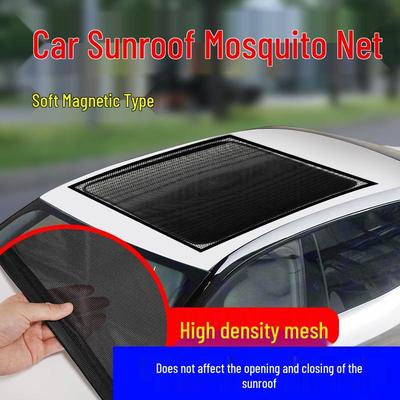 Magnetic SUV Panoramic Sunroof Anti-Mosquito Net and Sunshade