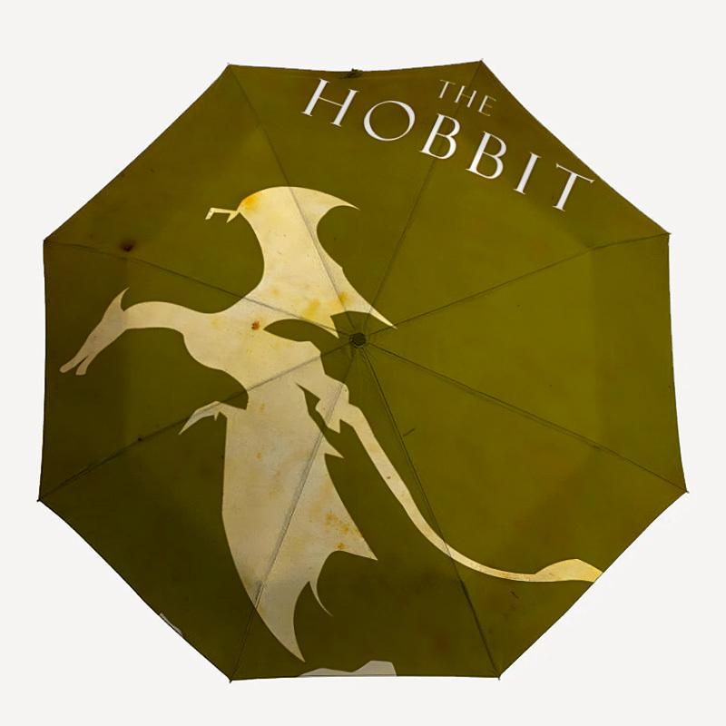 

1pc The Hobbit 8-Ribs Sturdy Frame, Automatic Open/Close, Durable & Colorful Ideal for Beach, Travel, And All Seasons10127
