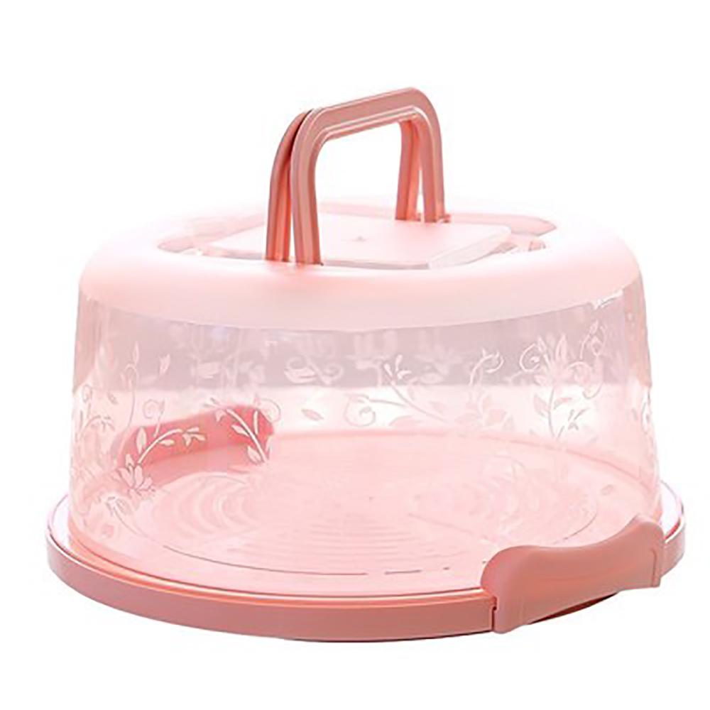 Cake Box Handle Secure Snap Anti-cross Smell Home Baking Food Preservation Fruit Multifunctional Storage Box