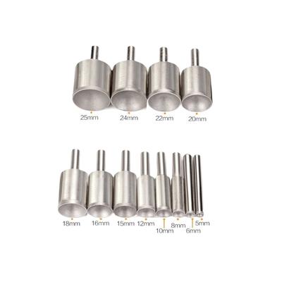 320# Polishing Bit 5mm-25mm Diamond Silver Tool 1pcs
