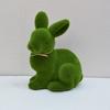 Simulation Moss Foam Easter Bunny Decor Easter Moss Rabbit Figurine Artificial Moss Rabbit Easter Figurine Rabbit Bunny Figurine