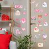 Herz Wandsticker Himmlischer Wandaufkleber PVC Wandaufkleber