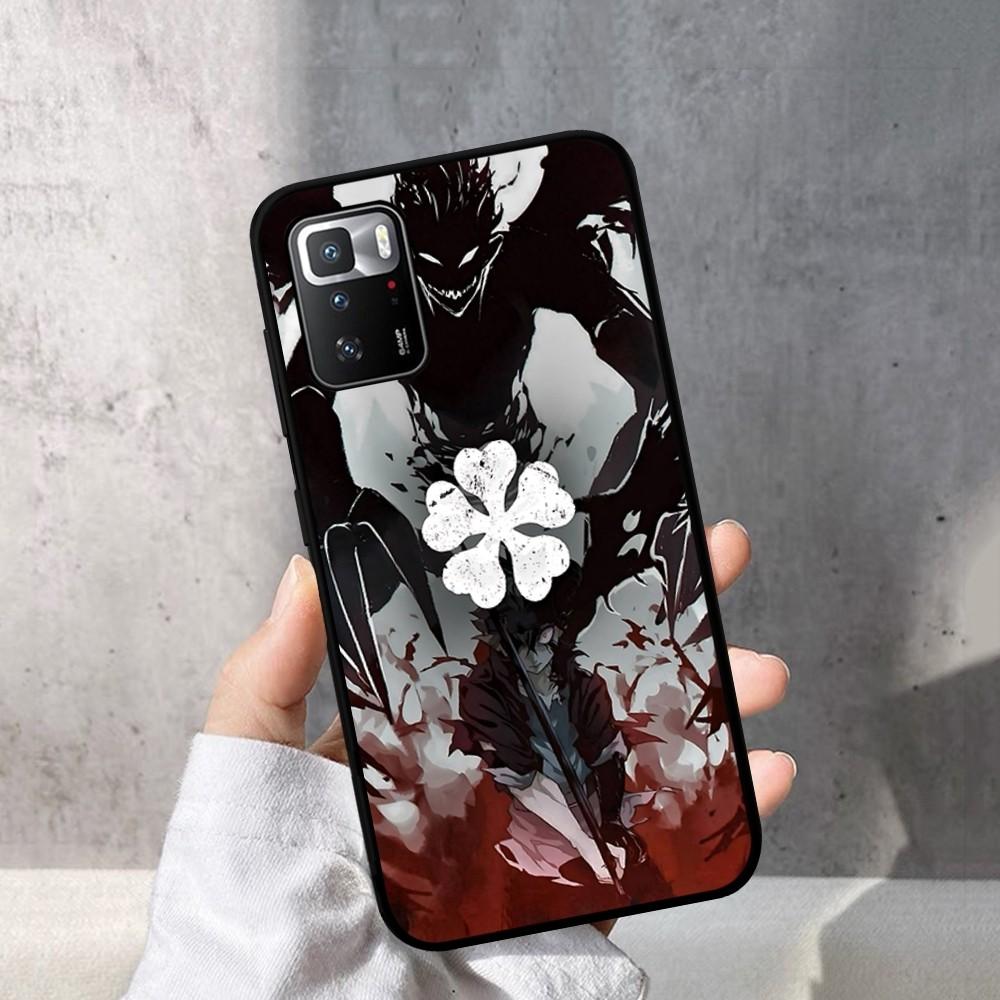 Black Clover Phone Case For Redmi Note 4 X 5 A 6 7 8 T 9 9S 10 11 11S 11Epro Poco M3 Pro