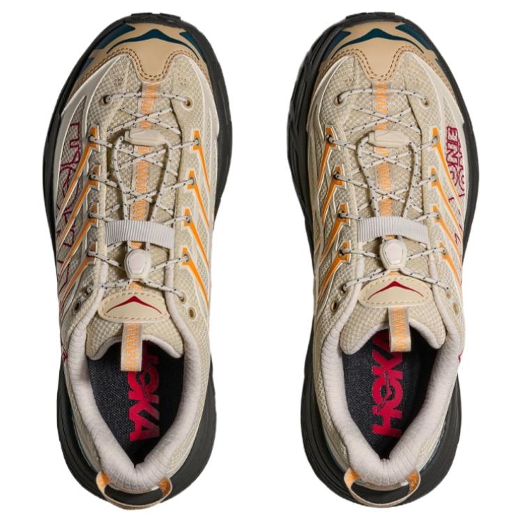 HOKA One One Mafate Three 2 Trail Running Shoes Unisex Beige Orange 1175490-CRMK