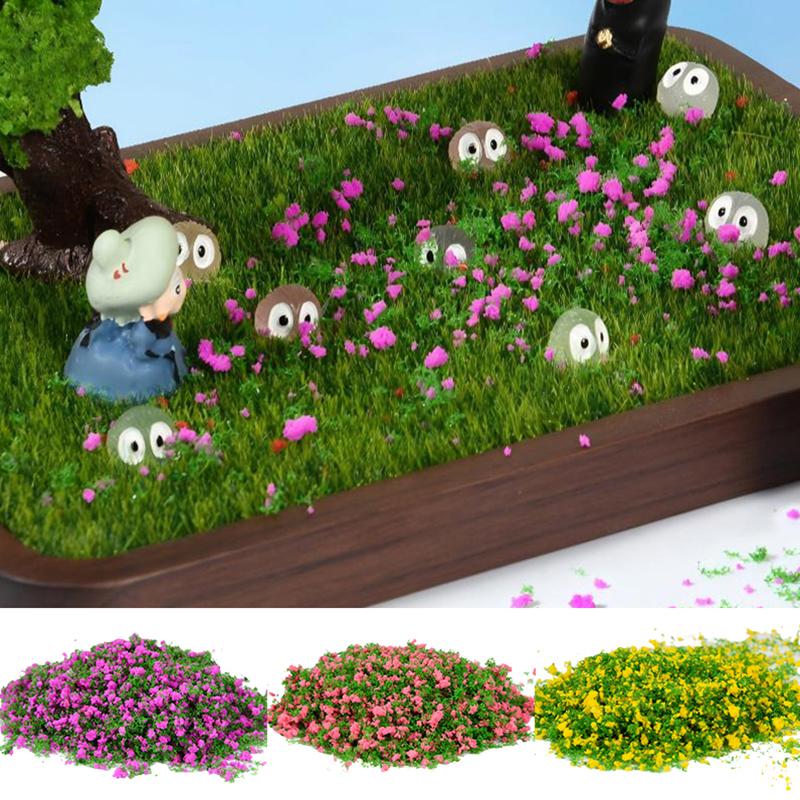 Realistic Model Static Grass Powder 60g DIY Flocking Material Scenery for Sand Table Railway Train Landscape Projects