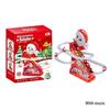Electric Climbing Stairs Santa Toy Cute Christmas Holiday Gift With Light Music Interactive Early Education Slide Toy For Kids