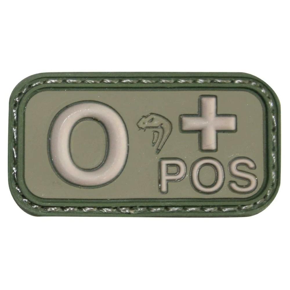 Viper O Positive Rubber Patch