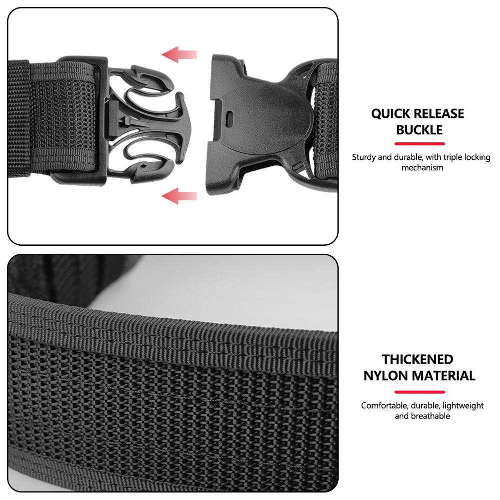 Tactical Thickened Belt Men Hunting Molle Belt Waist Strap Belt Set