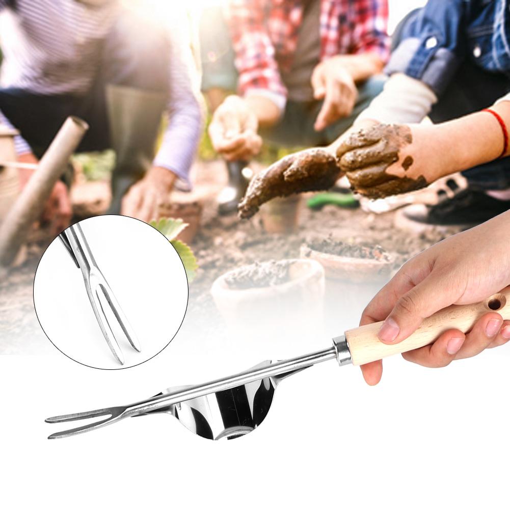 Portable Stainless Steel Weeding Tool Garden Weeder Remover Removing Tool for Thistle Root
