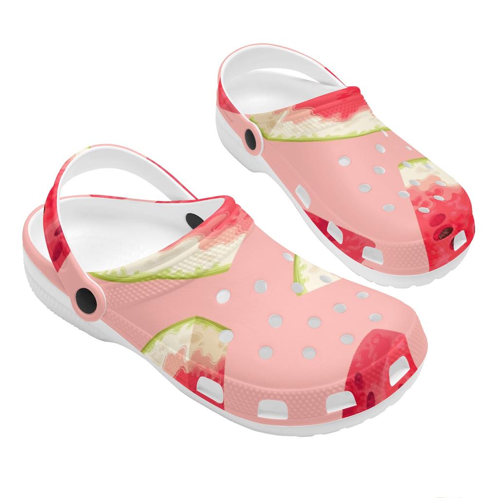Graphic Printed EVA Clogs Women Men Flexible Lightweight Slip On Summer Sandals Casual Shoes Soft Footwear Easy Daily Wear