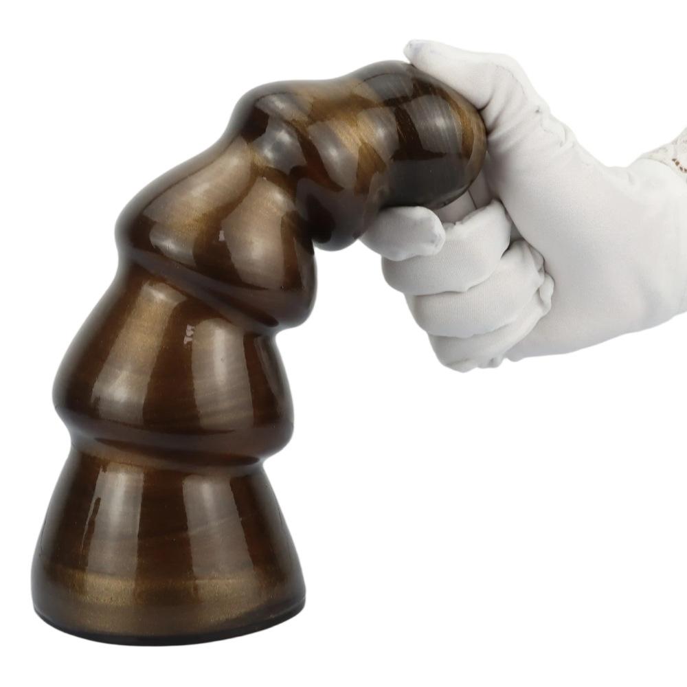 Extra Long Anal Beads with Suction Cup, Large Butt Plug Trainer for Beginner To Advanced, Silicone Anal Sex Toy for Men Women