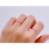 [Blissgold] 14K Cut Hollow Ring (1mm) / Layered Ring, Thin Ring, Ten-Finger Ring Rbl4070