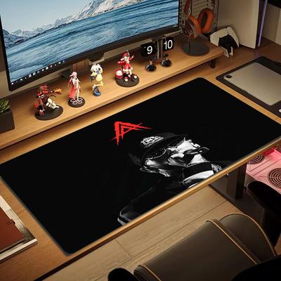 Anuel AA Poster Color Mouse Pad Large Gaming Table Cushion Non-slip Laptop Tablet Big Mousepad XXL Mat Mini PC Playmat With Lock Edge